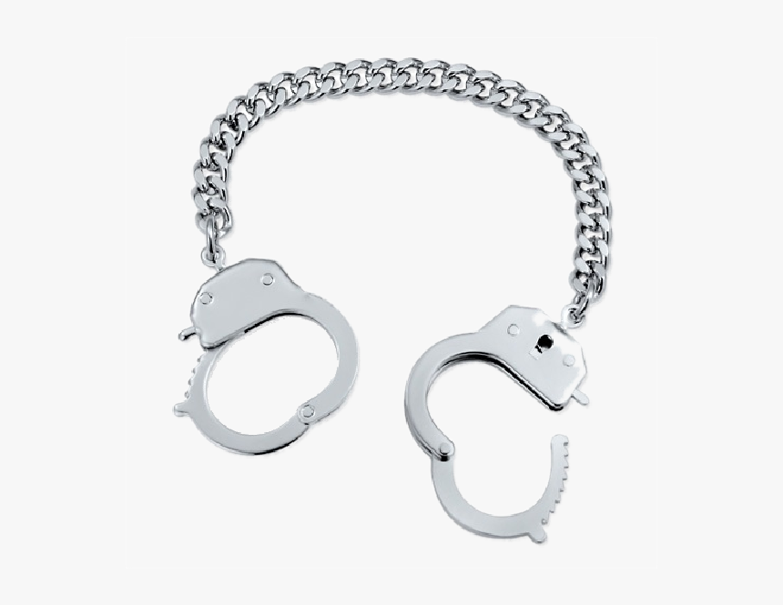 Nancy Grace Handcuff Bracelet - Silver, HD Png Download