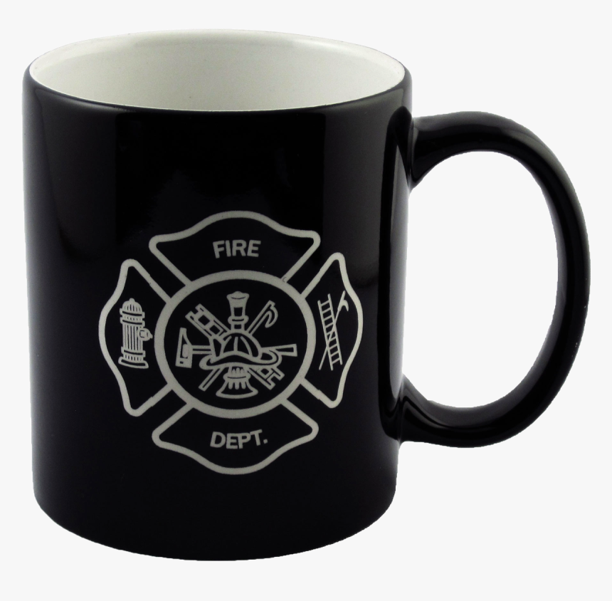Black Coffee Mug Png - Detroit Fire Department Logo, Transparent Png