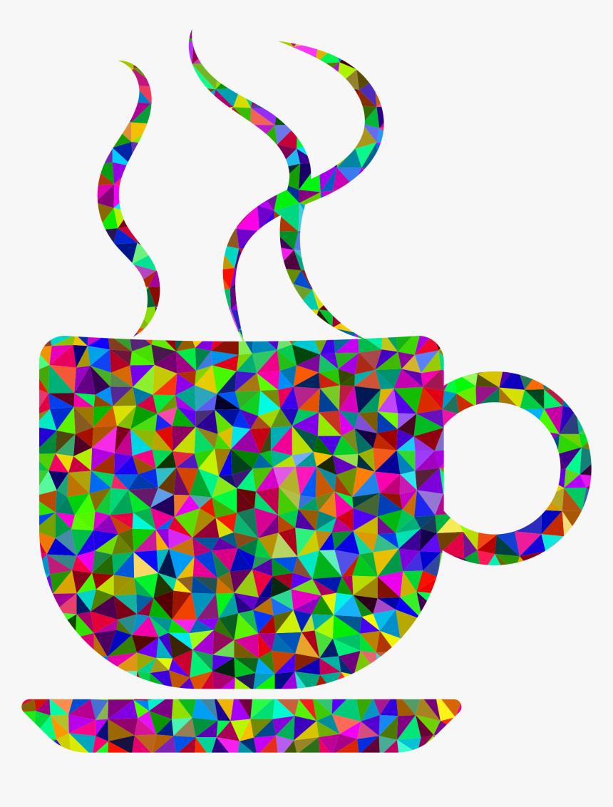 Coffee Cup Mug Drink Tea - Colorful Coffee Cup Clipart, HD Png Download