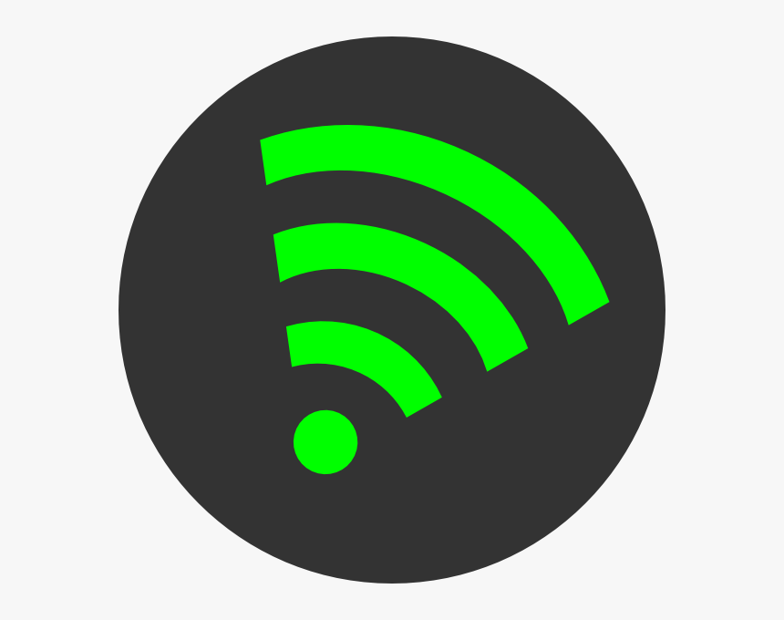 Wifi Orange Right Svg Clip Arts - Wifi Logo Circulo, HD Png Download