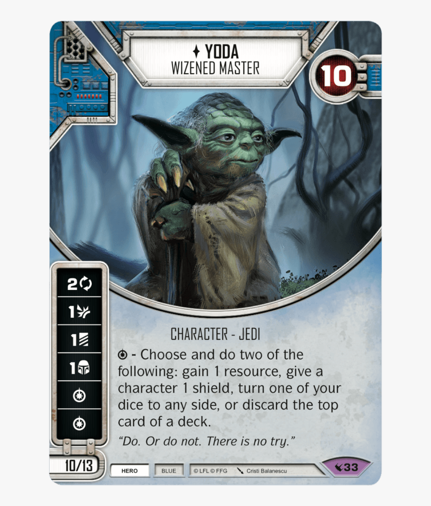Star Wars Destiny Yoda, HD Png Download