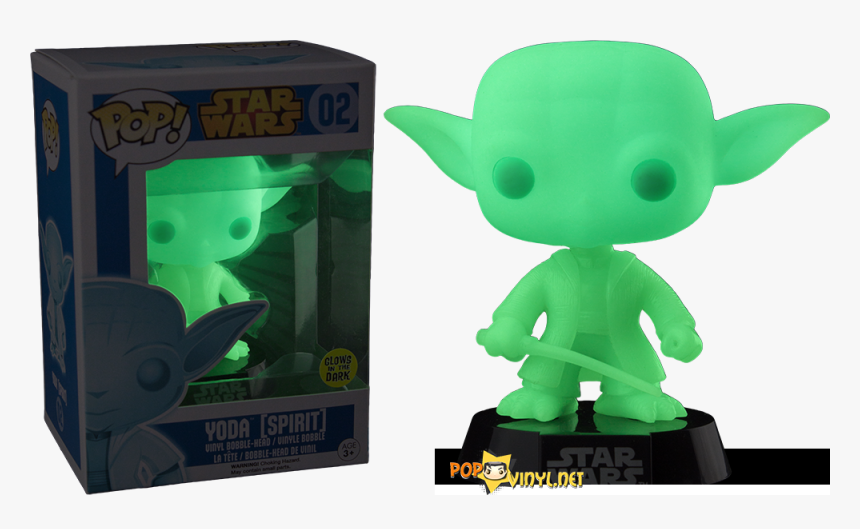 Funko Pop Glow In The Dark Yoda, HD Png Download