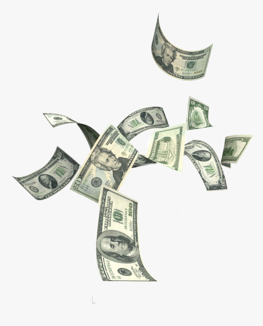 Bureau De Change Tax Service United States Dollar - Falling Dollar Bills Png, Transparent Png