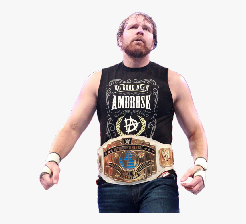 Roman Reigns, Dean Ambrose, Champs, - Wwe Dean Ambrose Intercontinental Champion 2017, HD Png Download