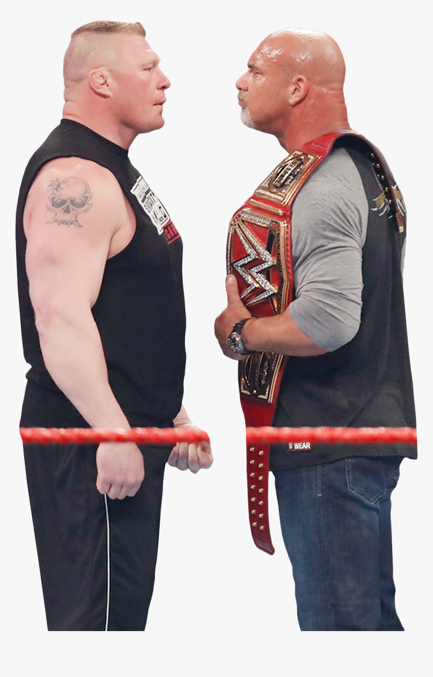 Brock Lesnar Roman Reigns Wrestlemania 33 Professional - Roman Reigns Face To Face Png, Transparent Png
