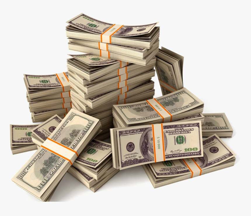 Image Vector Clipart Psd - Pile Of Cash Png, Transparent Png