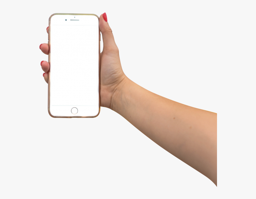 I Phone In Hand Png Image Free Download Searchpng - Phone Hand Png, Transparent Png