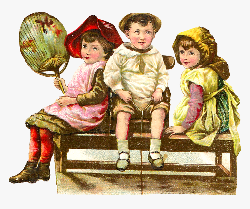 Victorian Children Clip Art Downloads , Png Download - Victorian Children Png, Transparent Png