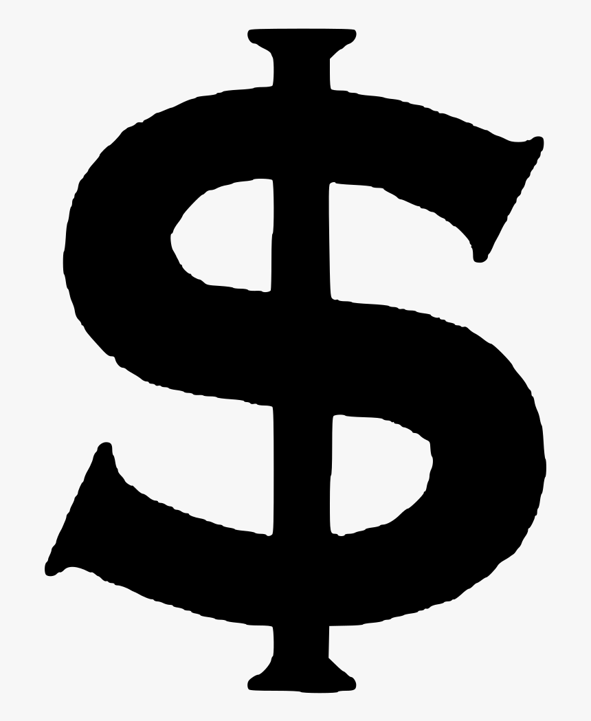 Dollar Sign Clip Art Download - Black Dollar Sign Clipart, HD Png Download