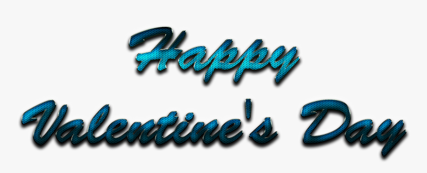 Happy Valentines Day Word Png Hd Image - Colorfulness, Transparent Png