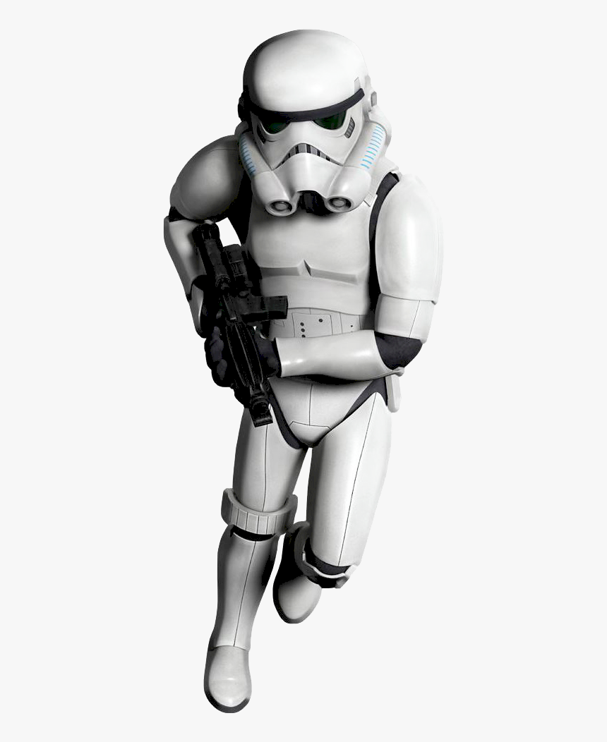 Transparent Stormtrooper Helmet Clipart - Star Wars Stormtrooper Running Png, Png Download