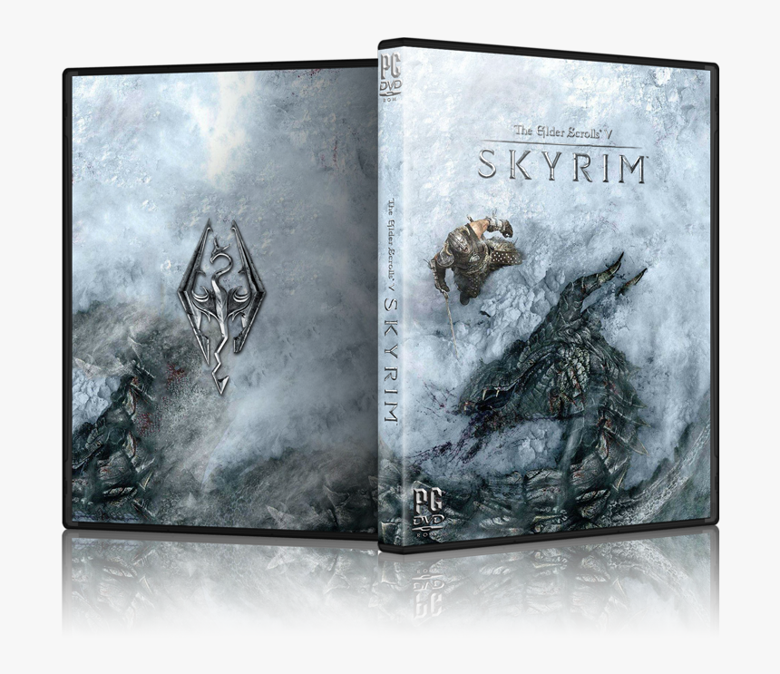 Skyrim Custom Cover Art, HD Png Download