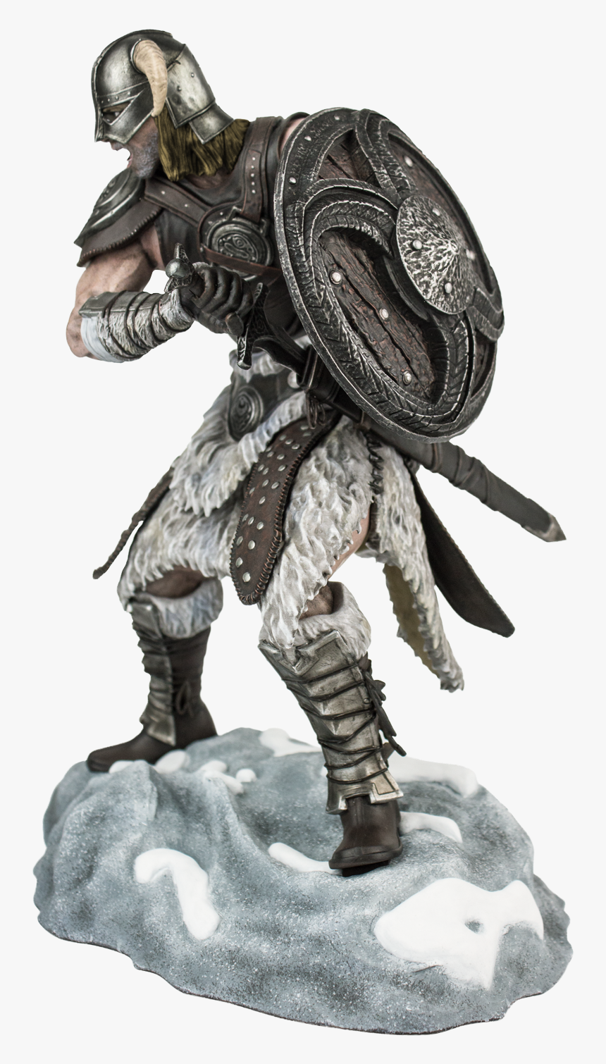 Dragonborn With Shield Skyrin, HD Png Download