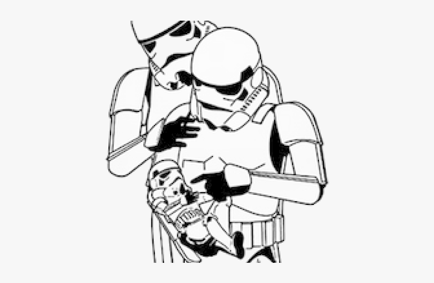 Stormtrooper Free Clipart Clip Art On Transparent Png - Stormtrooper Family, Png Download