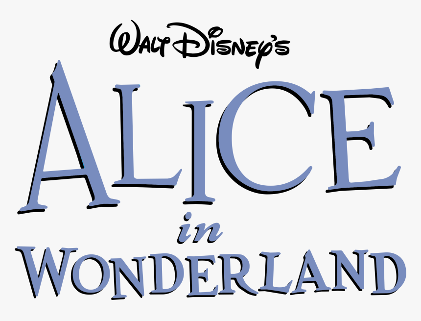 Disney Alice In Wonderland Logo, HD Png Download