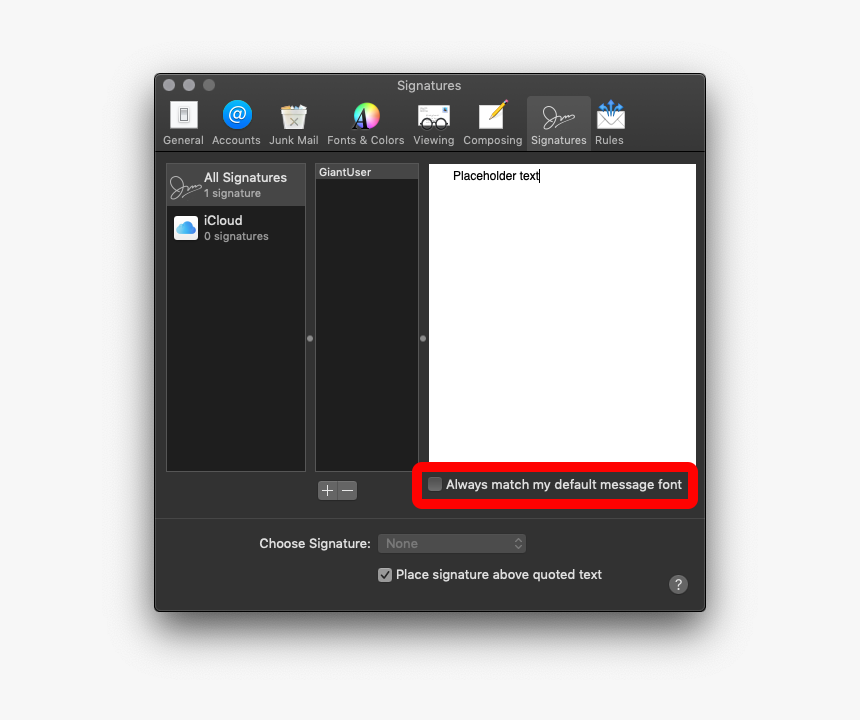 Ensure The Always Match My Default Font Checkbox Is - Email, HD Png Download