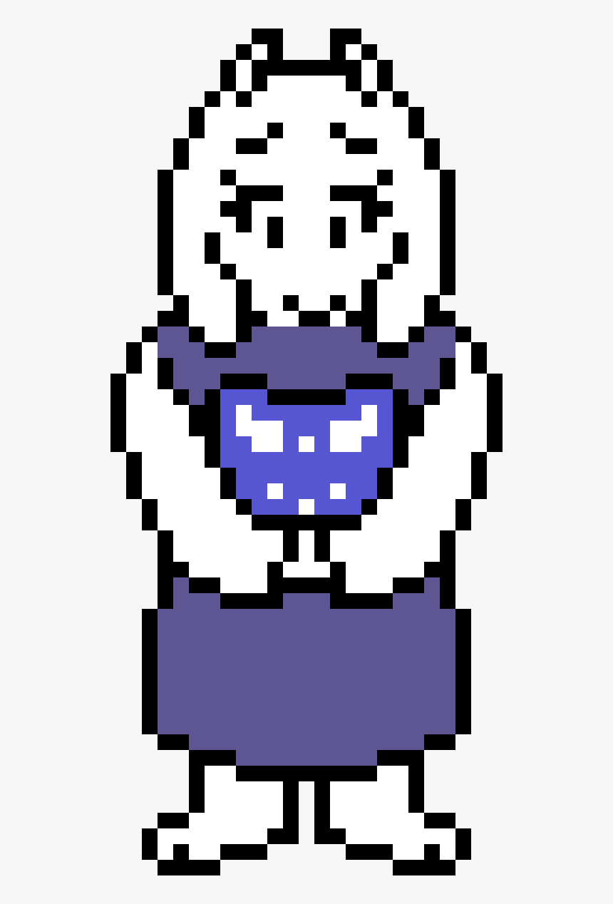 Undertale Toriel Pixel Art, HD Png Download