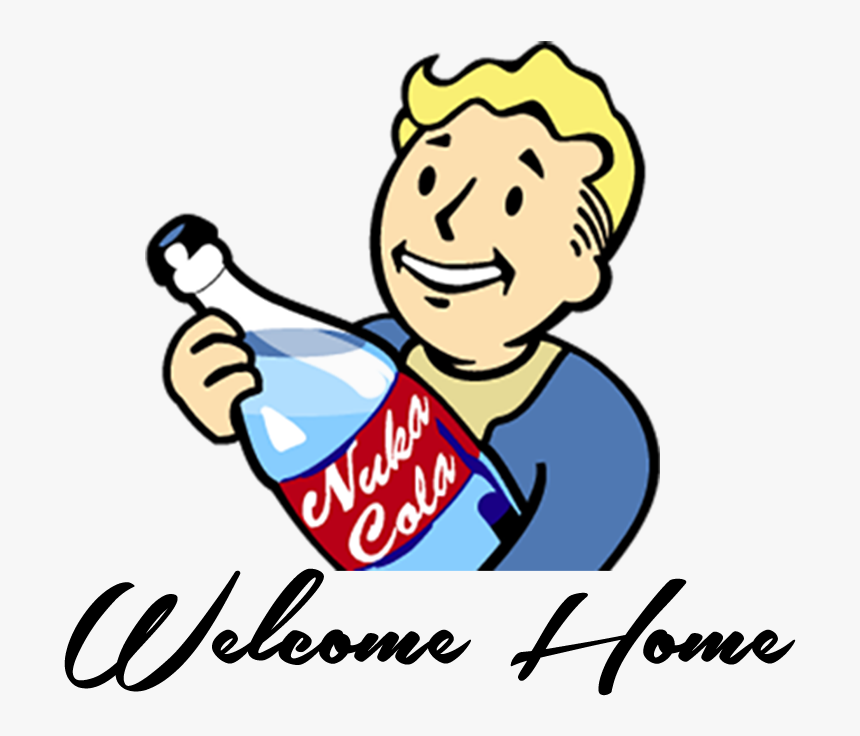 Transparent Winding Path Clipart - Vault Boy Nuka Cola, HD Png Download
