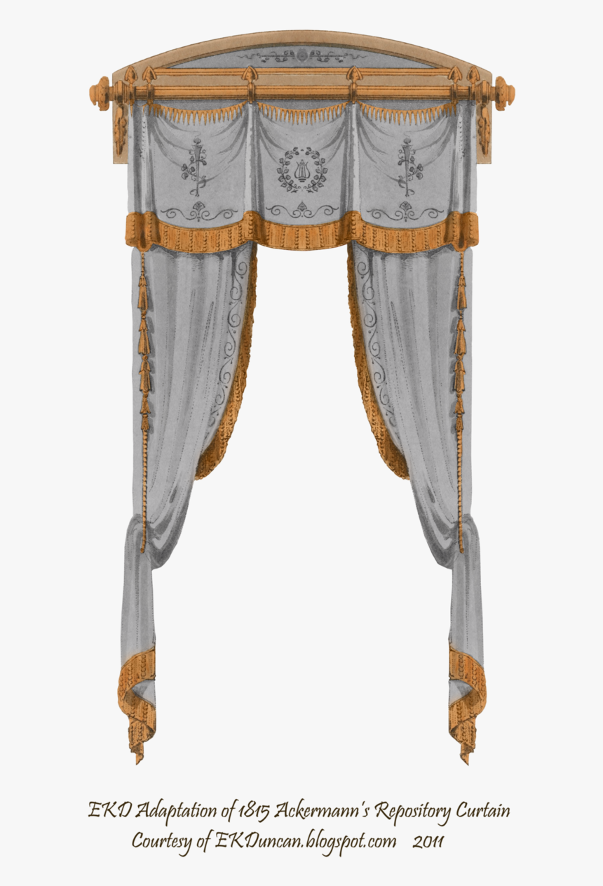 1815 French Curtain - Curtain, HD Png Download