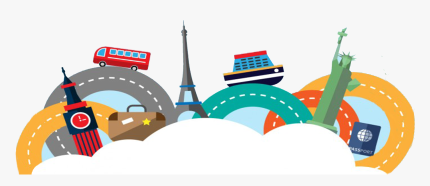 Travel Desktop Wallpaper Clip Art - Travel Clipart, HD Png Download