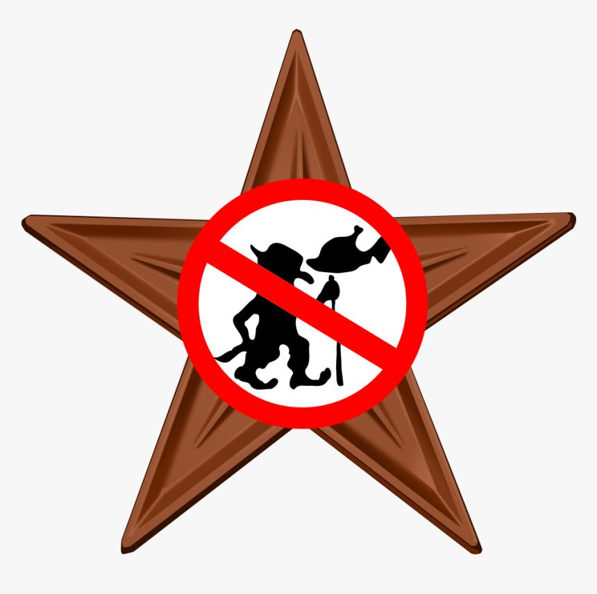 File - Barnstar-troll - Don T Feed The Troll, HD Png Download