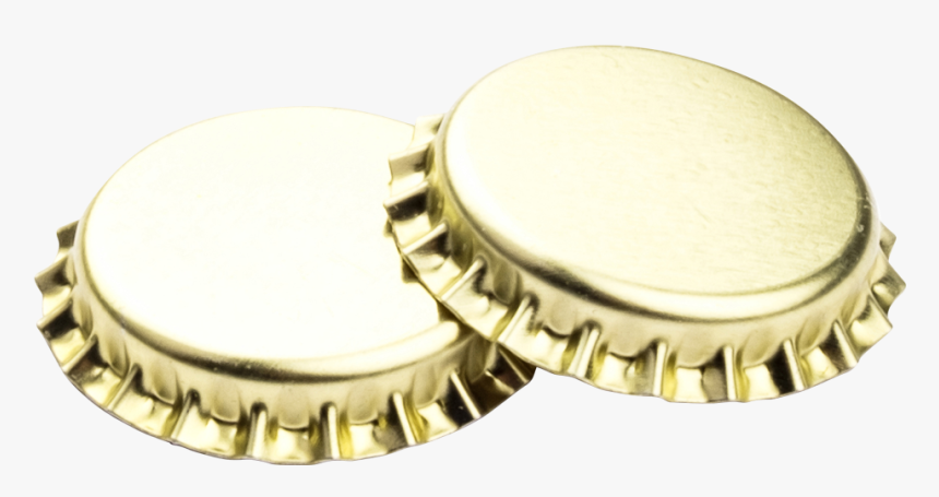 26mm Gold Crown Cap Photo - Circle, HD Png Download