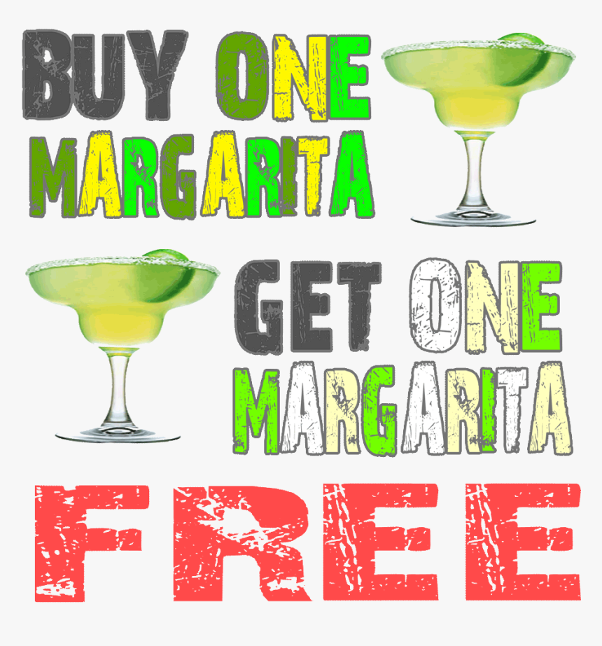 Buy One Get One Free Margarita, HD Png Download