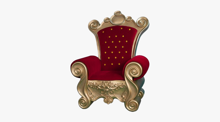 Throne Png Transparent Image - Трон Санта Клауса, Png Download