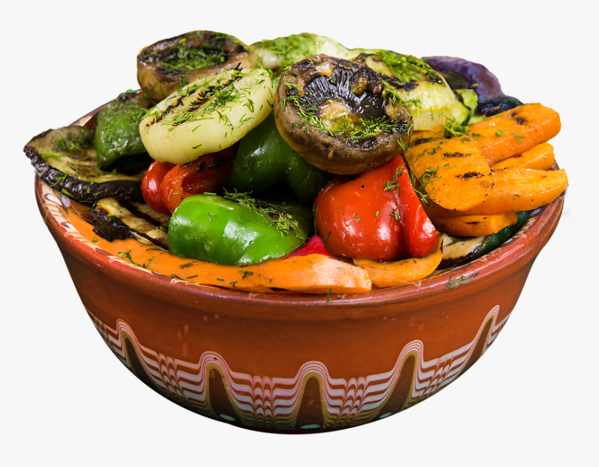 Grilled Vegetables, Food, Restaurant, Plate - Grilled Vegetables No Background, HD Png Download