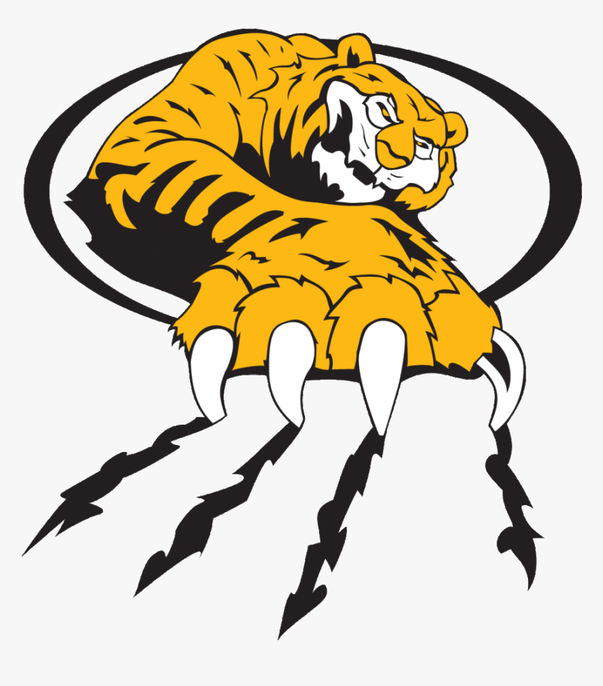 Tiger Scratch Font Clipart Tiger Clip Art - Yellow Tiger Png, Transparent Png