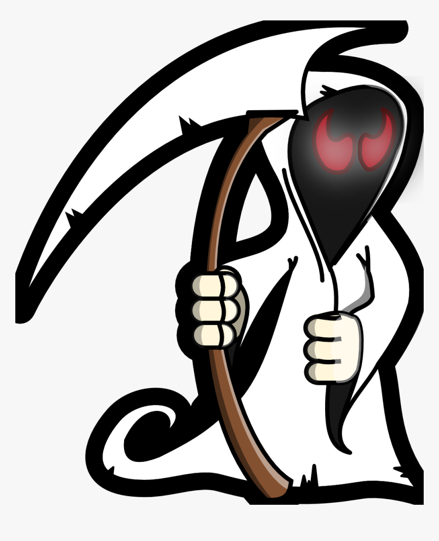 Grim Reaper Clip Art - Grim Reaper Logo Png, Transparent Png