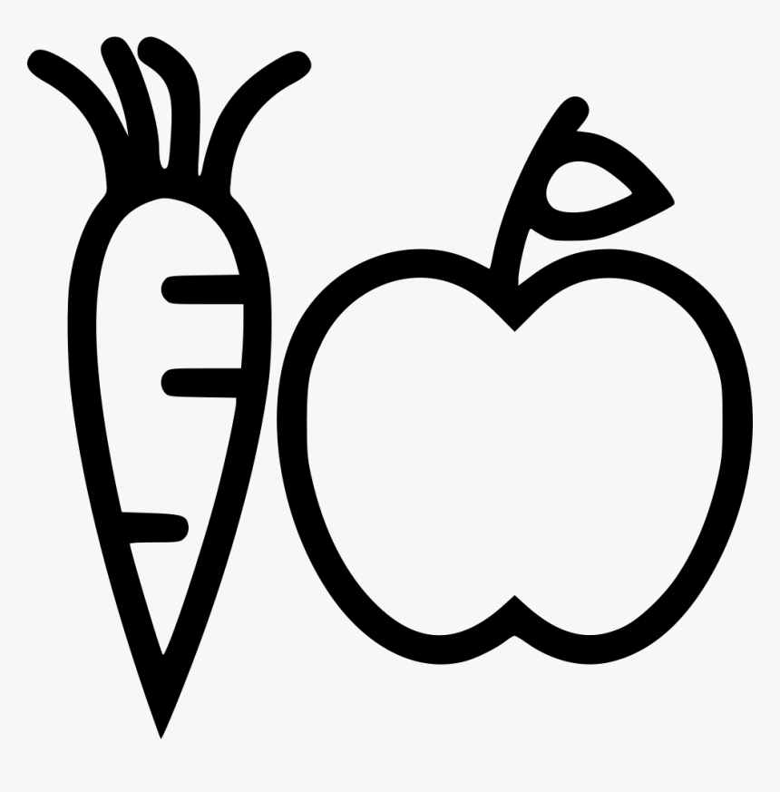 Fruits Vegetables - Fruit And Vegetables Icon, HD Png Download