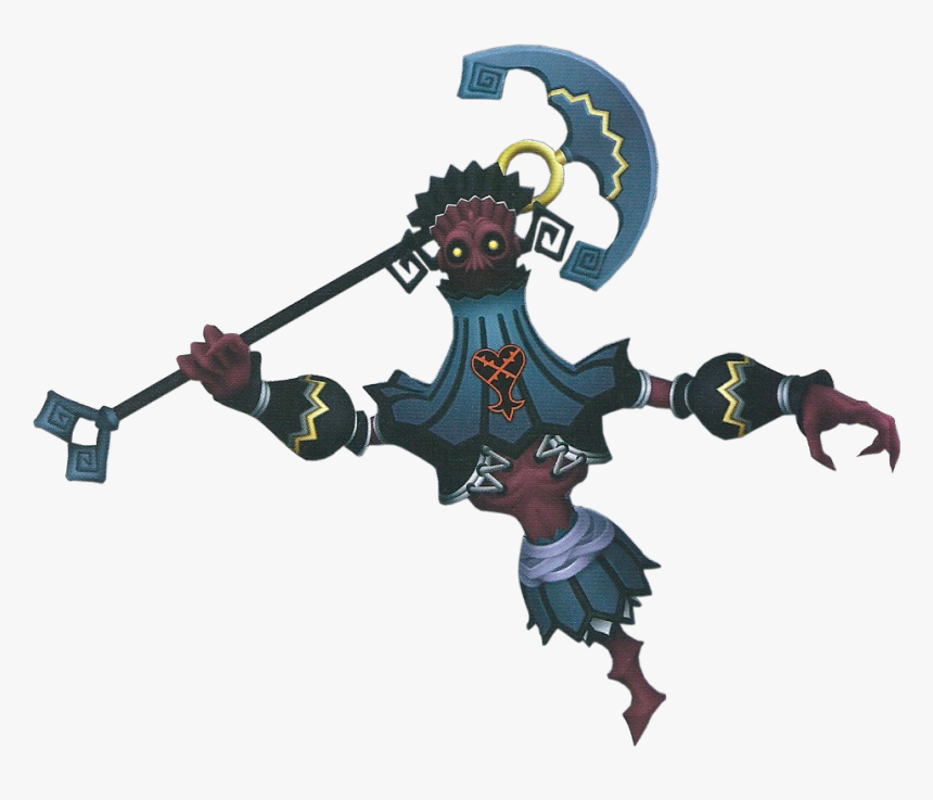 Grim Reaper Khii - Kingdom Hearts 2 Pirates Of The Caribbean Boss, HD Png Download