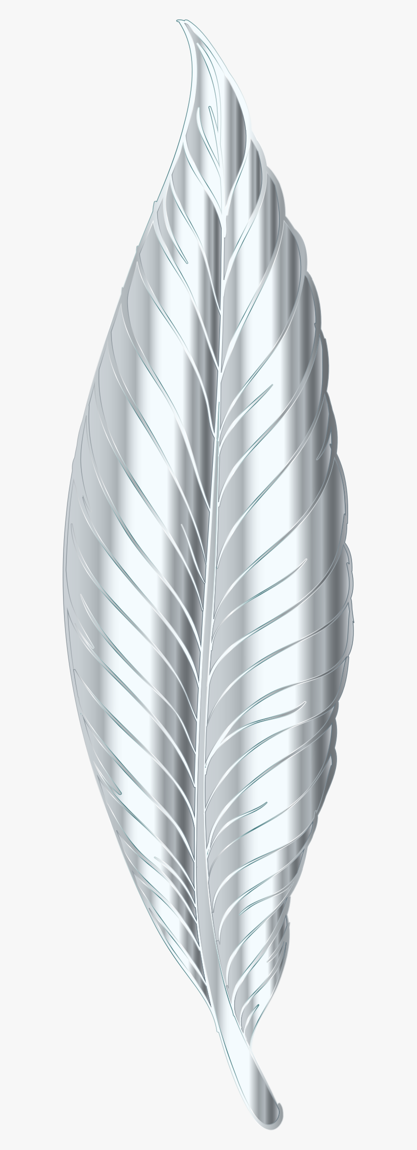Silver Feather Clip Arts - Silver Feather Png, Transparent Png