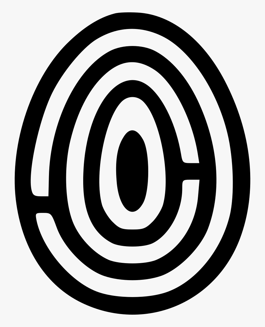 Fingerprint - Circle, HD Png Download