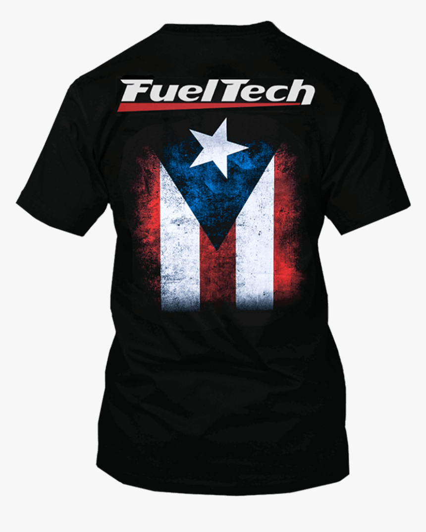 Fueltech Puerto Rico Flag T-shirt - Fuel Tech, HD Png Download