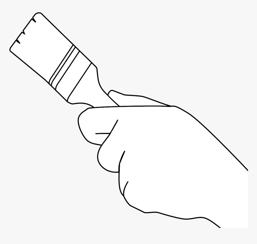 Paintbrush And Line Art, HD Png Download