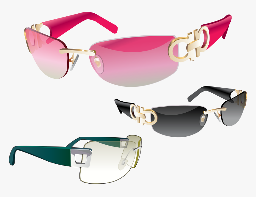 Free Vector Sunglasses, HD Png Download