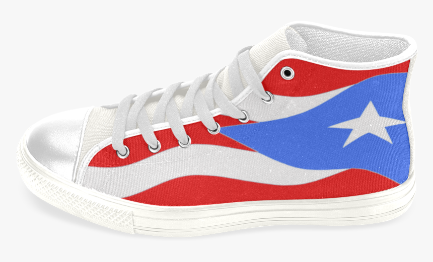 Bandera De Puerto Rico Flag Men’s Classic High Top - Skate Shoe, HD Png Download