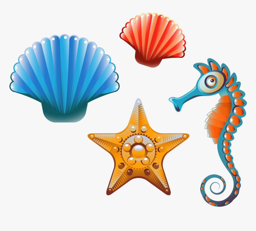 Clam Seashell Cartoon Clip Art, HD Png Download