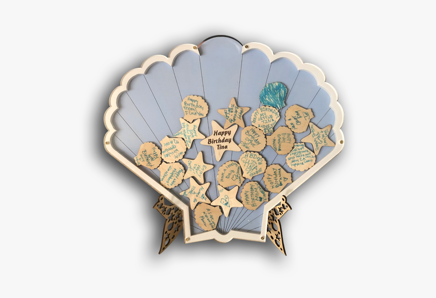 Seashell Alternate Guestbook Made To Order - Guestbook, HD Png Download