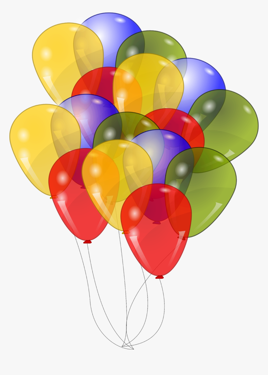 Globos Con Fondo Transparente Png, Png Download
