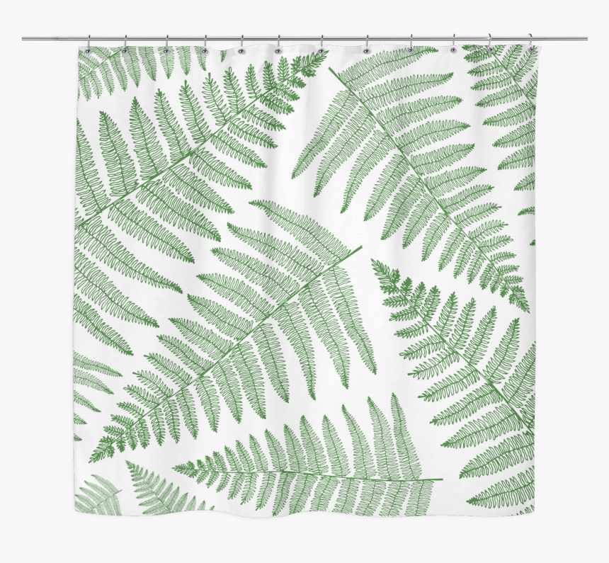 Fern Shower Curtain - Cute Backgrounds Black And White, HD Png Download