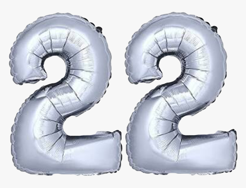 #png #globos #22 #numero #sticker #fiesta #party #happybirthday - Inflatable, Transparent Png