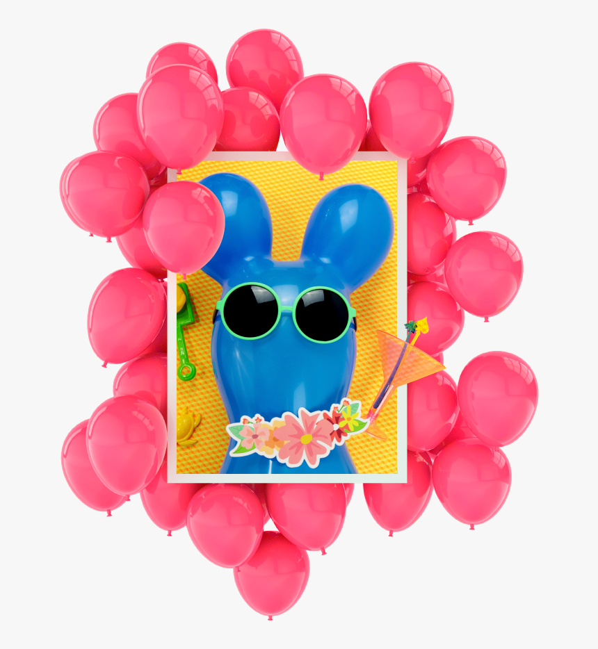 Globos De Colores - Balloon, HD Png Download