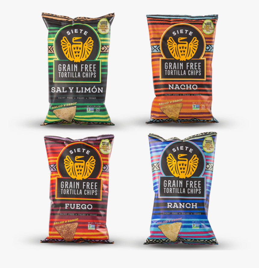 Siete Grain Free Tortilla Chips Fuego, HD Png Download