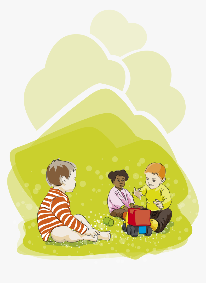 Three Children Play Clip Arts - Playing Children Png Icon, Transparent Png