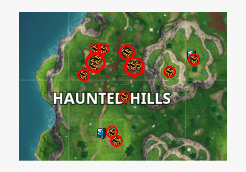 Search Chests In Haunted Hills, HD Png Download
