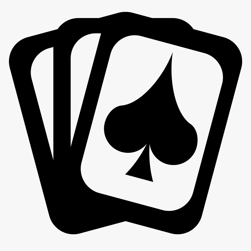 Playing Cards Clip Arts - Playing Cards Silhouette Png, Transparent Png