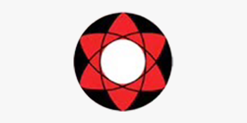 Sharingan Sasuke Colored Contact Lenses - Circle, HD Png Download